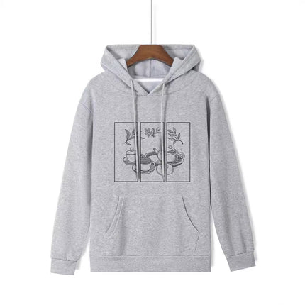 Fashion Joker Hoodie College Style Alphabet Print