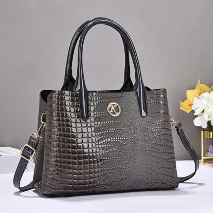 Trendy Handbags for Women 2026 New Crocodile Pattern Women's Bags European and American Fashion Handbags Single Shoulder Crossbody Bag