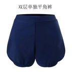 Blue double layer boxer briefs / M