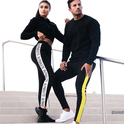 Trousers Men's Four-season Men's Outdoor Sports Leg Casual Pants Side-stitched Stretch Slim Pants