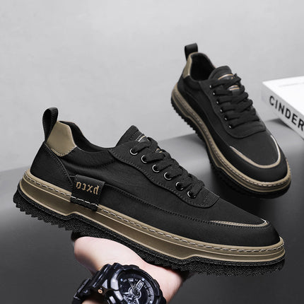 Men's Shoes Fashion Spring and Summer Breathable Cloth Shoes Old Beijing Ice Silk Cloth Explosions Trendy Board Shoes Sports Men's Casual Shoes