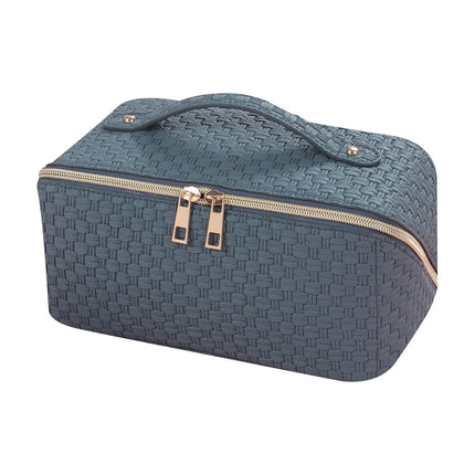 Rishang Bags Amazon Special for Women Cosmetic Bag Large Capacity Travel Wash Bag Portable Wash Rattan Woven Bag Factory