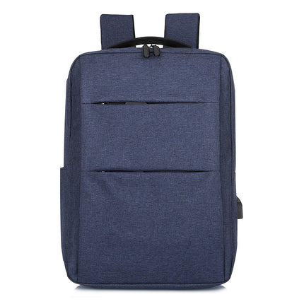 Cross-border computer bag 15-16 inch men's large-capacity travel usb computer backpack business printable logo shoulder bag