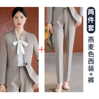 Oatmeal suit + pants / S