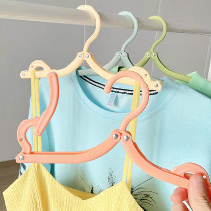 Folding hanger multi-functional drying rack non-slip outdoor travel portable hanger travel home magic clothes wholesale