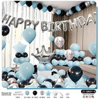 JT-SR01-4 blue and black silver crown suit [paper card packaging] [dispensing and ribbon]]