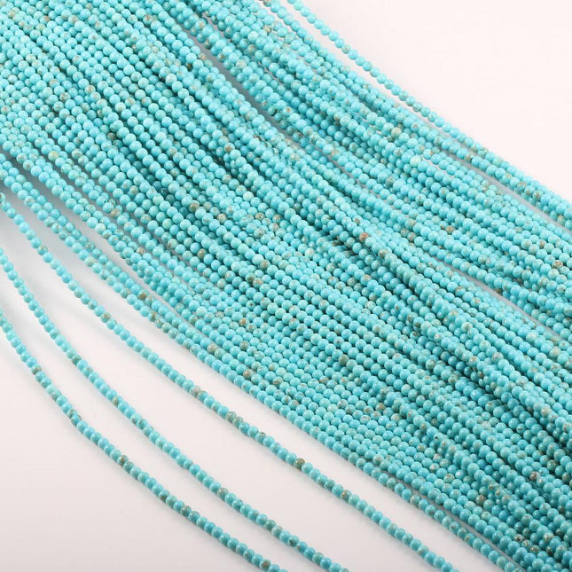 Turquoise Round Beads White Pine Blue Pine Burst Loose Beads DIY Mini Beads Millet Beads Necklace Bracelet Accessories