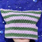 No hair ball [green purple group]] / Adult -24X20 high 6CM flanging
