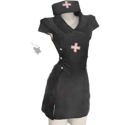 Halloween Sexy Nightgown Nurse Uniform Cos Doctor Role Play Pure Lust Temptation Nightclub Anchor Costume
