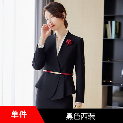 Cross-border new professional suit temperament high-end work clothes women commute to work jewelry sales hotel front desk tooling