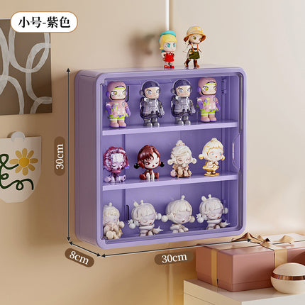 Blind Box Storage Display Rack Wall-mounted Bubble Mart Display Box Display Hanging Wall-mounted Storage Rack Transparent Hand Cabinet