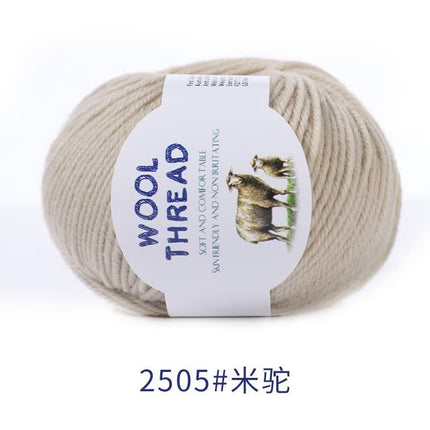 Cross-Border Wholesale Merino Wool Thread Handmade Stick Needle Hand Knitted Sweater Wool Pants Jacket Hat Scarf Shawl Thread