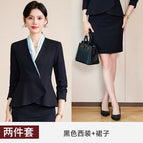 Black suit + 7703 black skirt / S