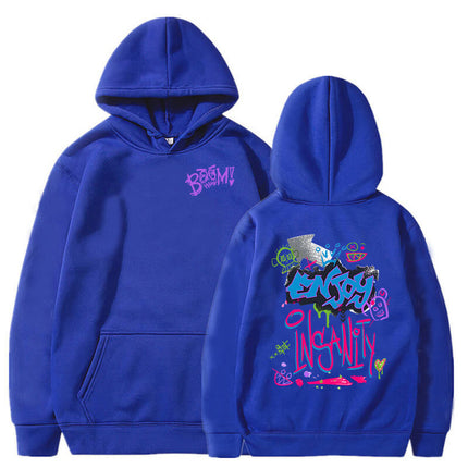Boom Monkey Cartoon Graphic Hoodies Jinx Arcane Video Game
