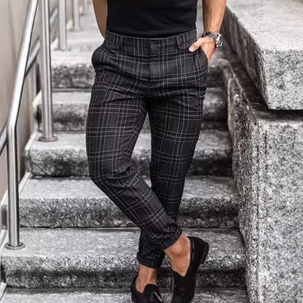 Foreign Trade 2021 European and American Summer New Stripesd Men's Casual Pants Amazon wish Aliexpress Drop Shipping