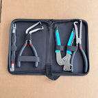 Green and black snap pliers + red and black power-off pliers 4pc set