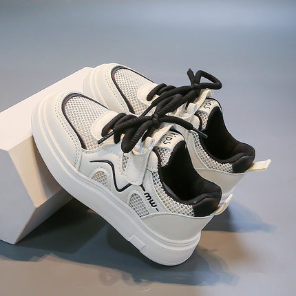 Children's Board Shoes 2025 Summer Explosions Single Net Breathable Boys' sneaker Female Baby Soft Bottom Non-slip Casual Shoes Trendy