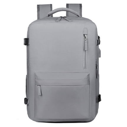 Cross-Border Simple Large-Capacity Business Commuter Backpack High-End Backpack Men's Travel Bag Multi-Functional Computer