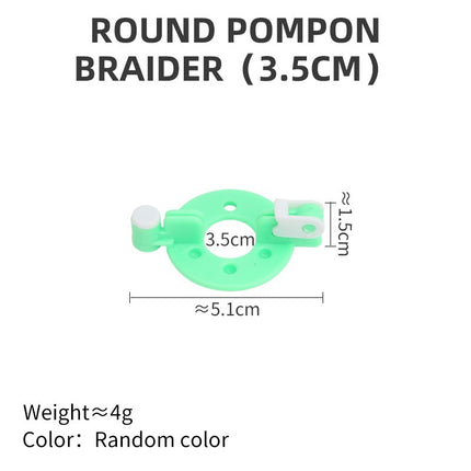 Ready-Made Wool Pom-Pom Maker Handmade Wool Ball Tool Accessories Household Color Knitting Machine