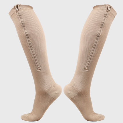 Cross Border Amazon Compression Socks Zipper Socks Sports Compression Leg Socks compression Socks Zipper Socks