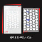Pe material / 40 star acne patch-white