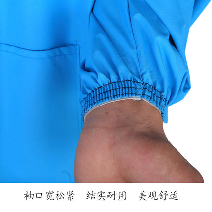 Long sleeve apron overalls oil-proof waterproof adult men's and women's overalls kitchen work work anti-dress apron wholesale