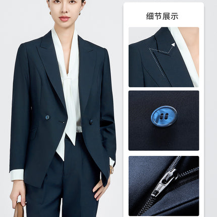 2025 New Wool Business Wear Women's High-End Fashion Suit Work Clothes Women's Suit Advanced Formal Wear Women