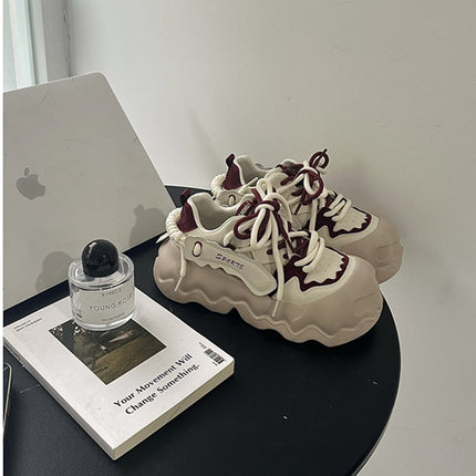 2025 Spring Explosions Big Head Bread Shoes Thick Sole Torre Shoes Women's Mango Head Casual Shoes All-match Women's Shoes