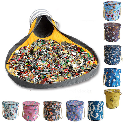 Toy Storage Kidsren's Quick Storage Bucket Toy Storage Basket Fabric Lego Building Block Storage Bag Creative