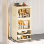 10B flat cover four layers cream white smoke 2 doors 2 drawers