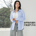 [loose and versatile] oxygen blue / S