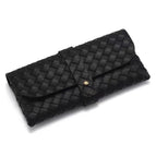 Woven leather box