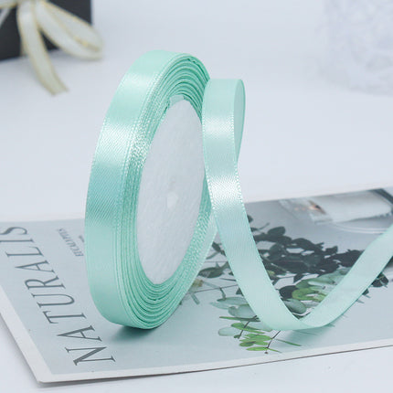 1cm Ribbon Gift Packaging Ribbon Cake Baking Gift Box Ribbon Wedding Decoration Cross-border Ribbon Wholesale