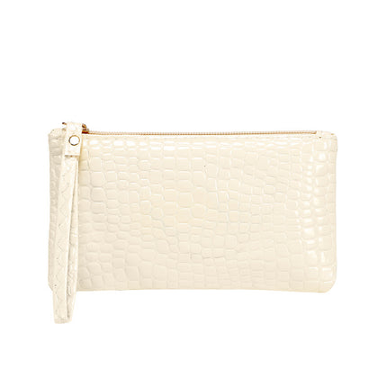 New PVC Women's Coin Purse Crocodile Clutch Bag Creative Gift Long Fashion Mobile Phone Bag Wholesale One Piece