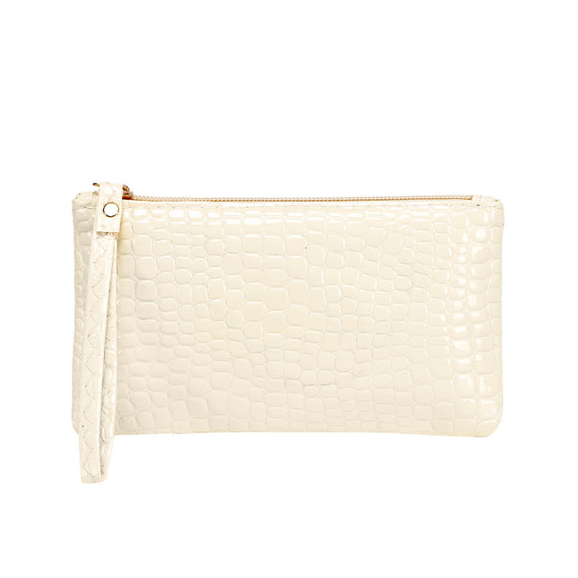 New PVC Women's Coin Purse Crocodile Clutch Bag Creative Gift Long Fashion Mobile Phone Bag Wholesale One Piece