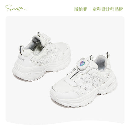 [Special Offer] Snafy Girls' Sneakers Spring 2025 New Outdoor Casual Shoes Campus Student White Shoes