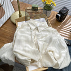 Apricot shirt / One size fits all 40-57.5kg