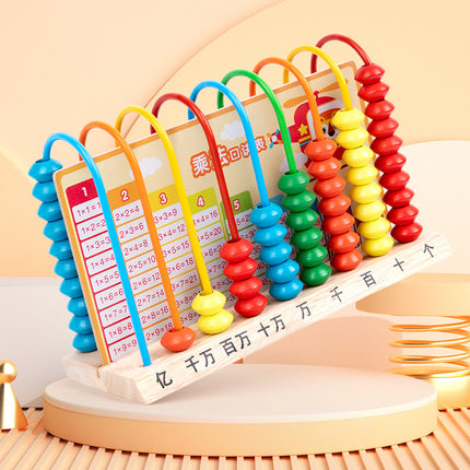 Five-gear counter primary school students' first and second grade mathematics teaching aids, counting tools, arithmetic, ten thousand five-element calculation framework learning tools