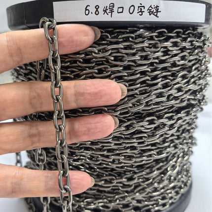 Pure titanium welded joint industrial chain corrosion-resistant lightweight dog chain pet chain outdoor anti-slip chain clothes titanium chain