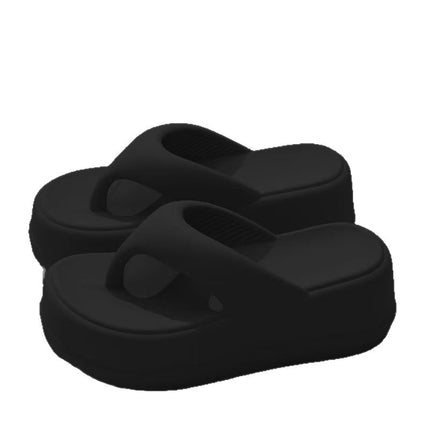Thick-Soled 4-5cm Flip-Flops for Women to Wear Outside 2025 New Anti-Slip and Stain-Resistant Platform Summer Flip-Flops That Do Not Smell Bad for Feet