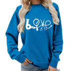 Lake blue (white font) / S