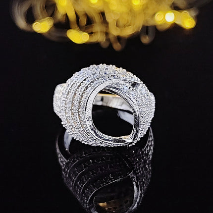 Ebay Hot Creative Wrapping Diamond Ring European and American Women's Fashion Engagement Party Ring Jewelry R4992