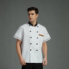 Short-sleeved white (with breathable mesh on the back) / M