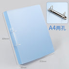 2 Hole Transparent Blue