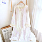 Crepe summer sweetheart round neck long dress - purple lxp / M