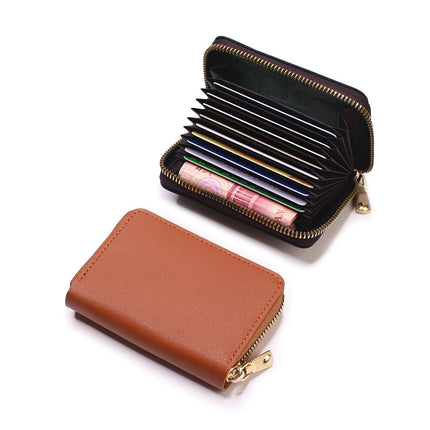 2021 New Card Holder Women's Large Capacity Multi-Card Slot Card Holder Compact Men's Wallet Card Holder Card Holder Coin Purse