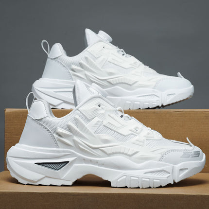 Sports Shoes Shoes Men's 2025 Autum Men's Thick-Soled Sports and Leisure Popular Trbottomy Brand Hong Kong Style Shoes