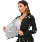 Silver-coated stitched long sleeves / S