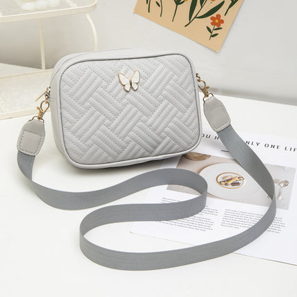 National Style Embroidered New Casual Fashion Quilted Embroidered Commuter Crossbody Bag Compact Ladies Bags Shoulder Bag