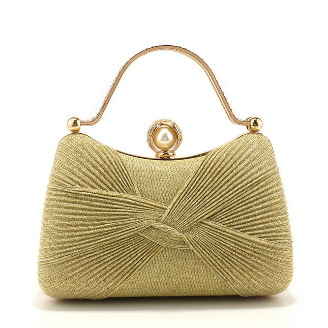 Cross-Border Popular Exquisite Evening Bags, Hand-Held, Fashionable and Versatile, Suitable for European and American Socialites, Elegant for Proms and Wedding Dresses